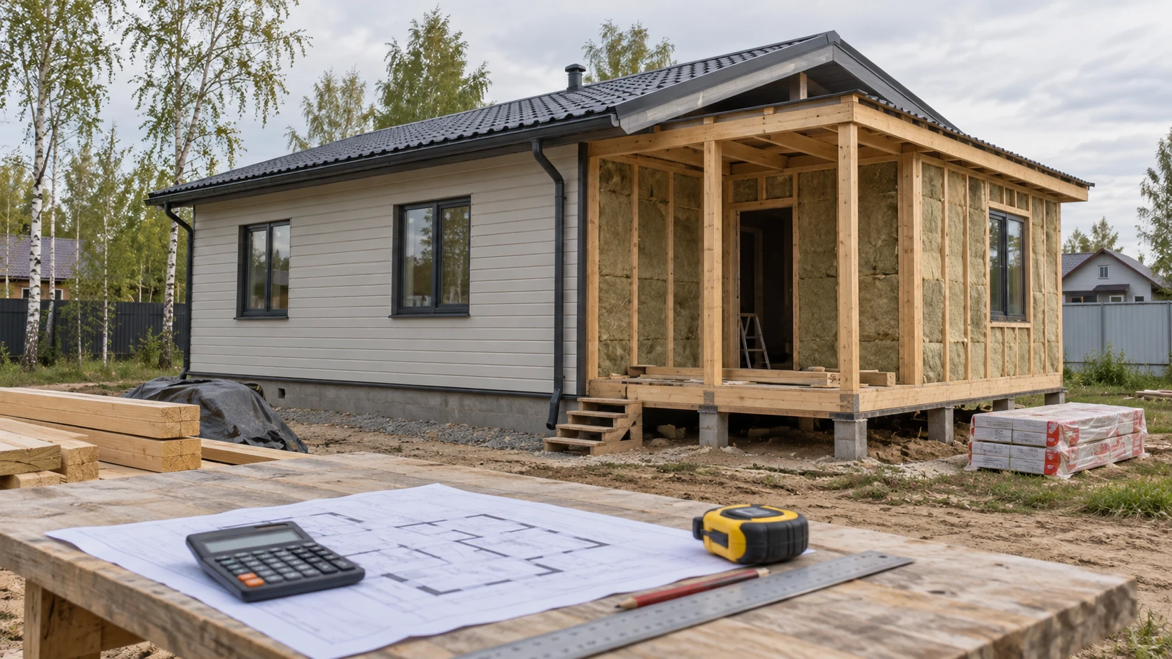 Каркасный дом под ключ — цена в 2026 году, проекты от 60 до 160 м²