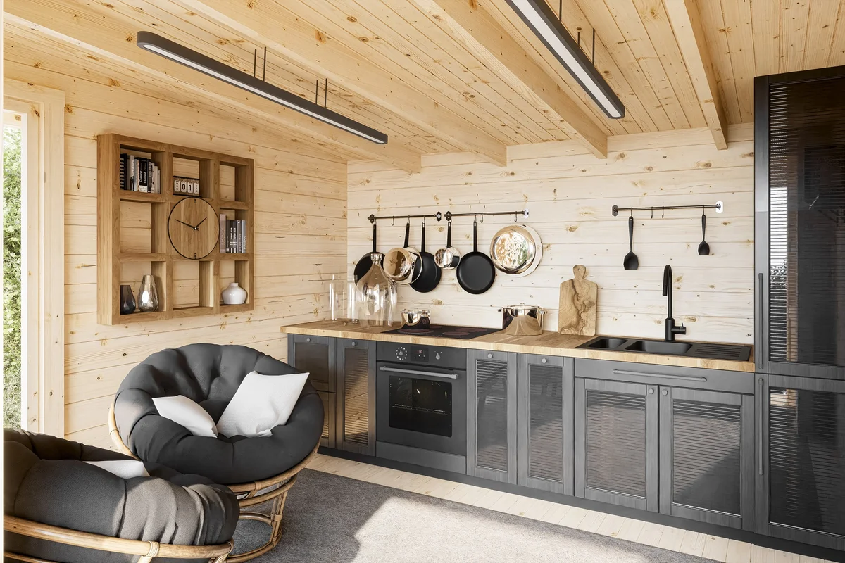 Дачный домик 10 куб