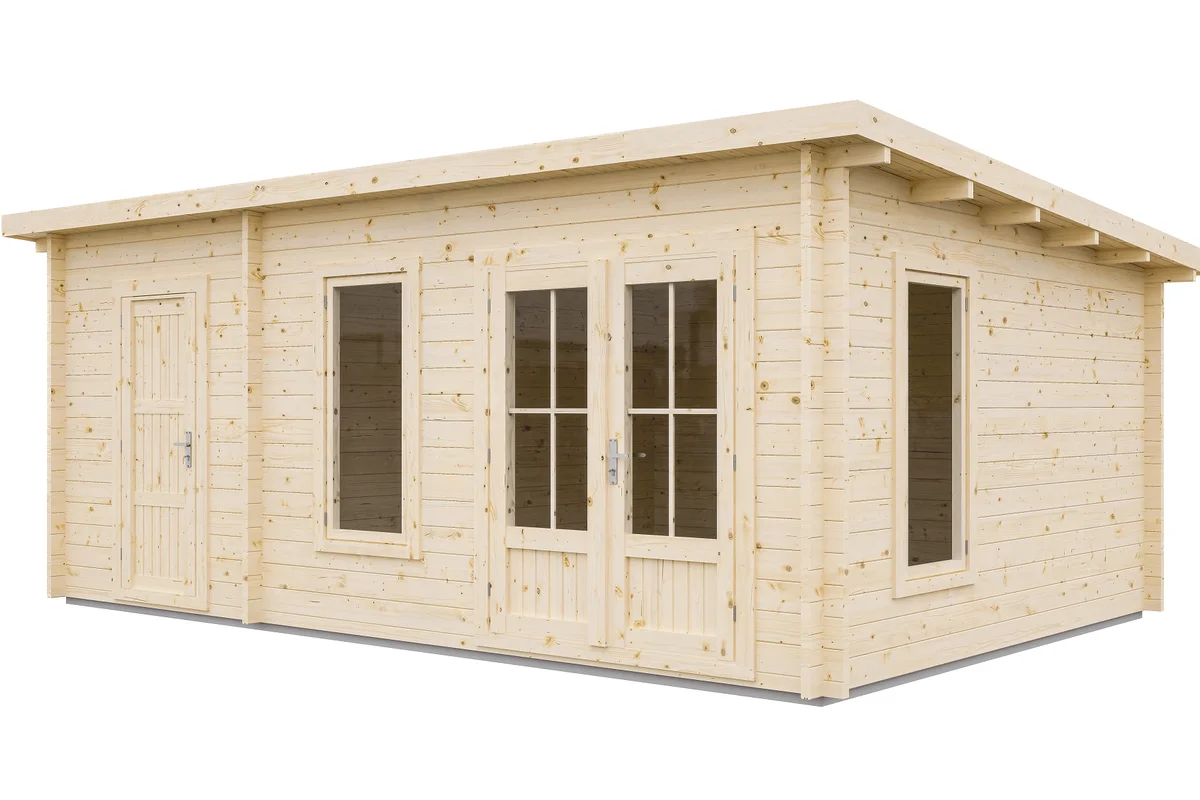 Дачный домик 21 с хозблоком - миниатюра 2