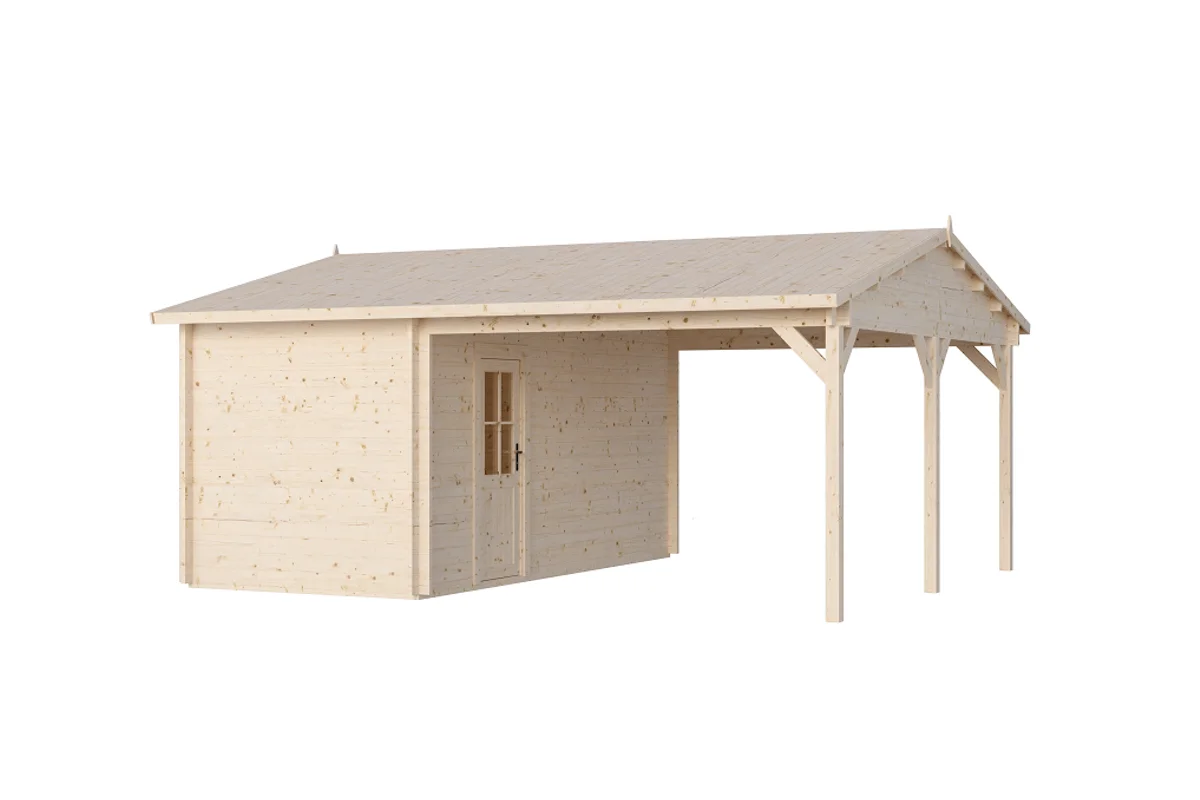 Навес 26 с хозблоком