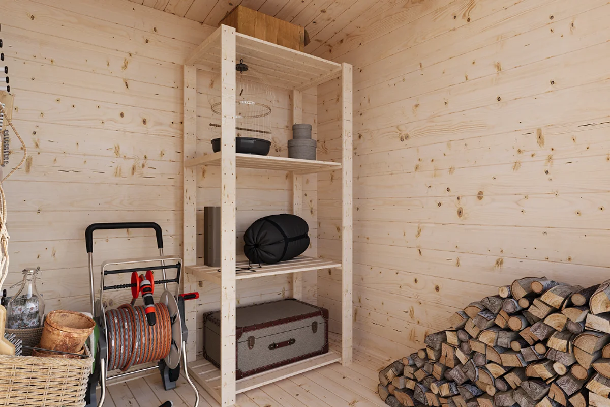 Хозблок 7 с дровницей - миниатюра 5