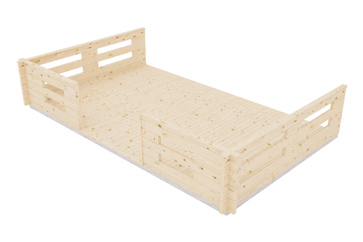 Терраса прямая 3×6 м - миниатюра 2